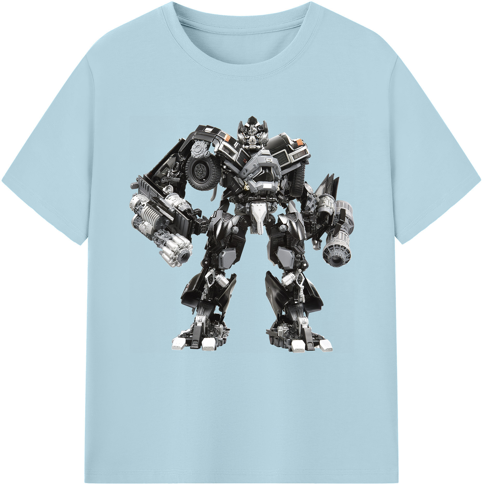 （画像用） Transformers トランスフォーマー 綿100％半袖Tシャツ（フロントプリント）